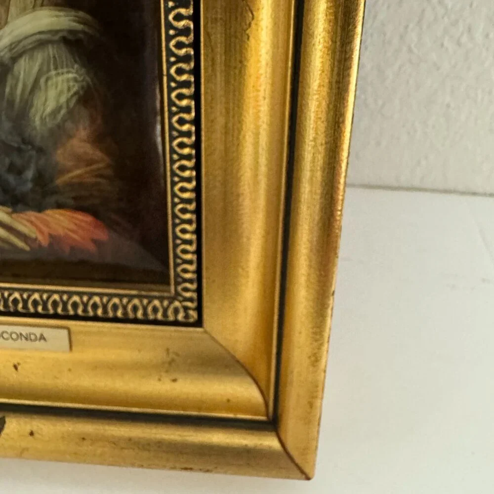 Vintage Reproduction Leonardo da Vinci Mona Lisa La Giaconda